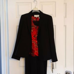 Jones New York Suit 6p Black
